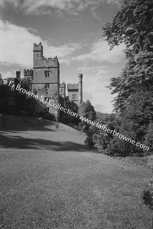 LISMORE CASTLE  CASTLE FROM PLEASURE GARDEN